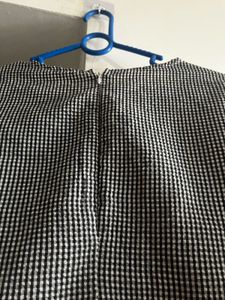 Black &amp; White Checkered Dress