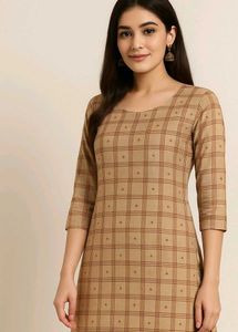 Checkered Kurta