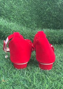 Korean Red Sandal For Gilrs (7-8 YEARS)