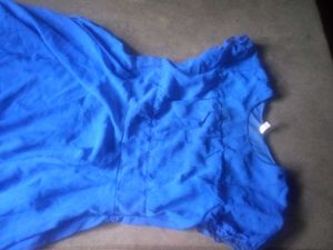 Blue A Line dress