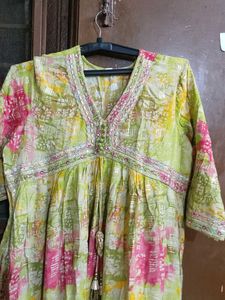 Alia Cut Kurti Pant Set
