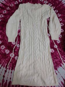 Elegant Knitted Midi Dress