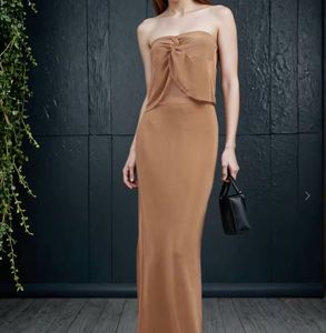 shein Tan Two-Piece Set