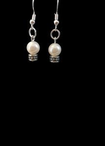 Pearl Necklace and Earring Set