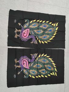 Peacock Batik Fabric Panels