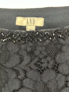 Elegant Black Lace Long Sleeve Top