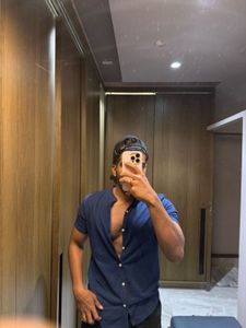 Stylish Blue Casual Shirt