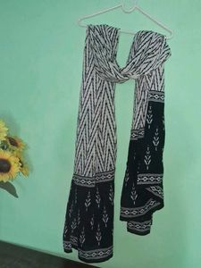 Black &amp; White Print Dress