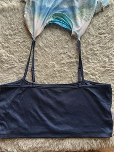 NUON Scenic Mesh Crop Top