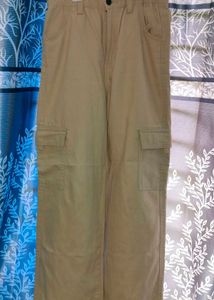 Beige Straight Fit jeans