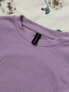 Backless Lavender Top