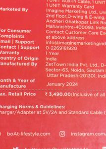 BoAt Bluetooth Speaker