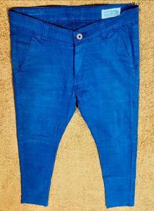 Nevy Blue Pro Fit Cotton Jeans