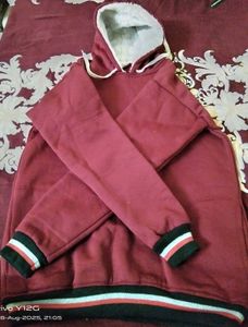 NY Yankees Maroon Hoodie