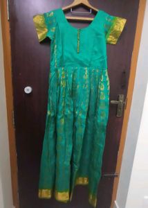 Elegant original PATTU Green &amp; Gold Maxi Dress