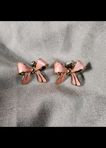 Anti-tarnish Bow Earrings