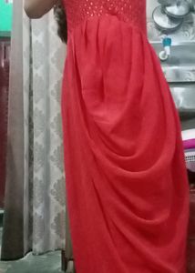 Red Freel Dress