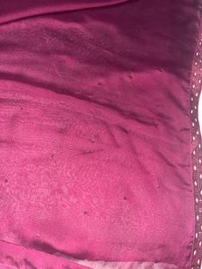 Old Beautiful Stone Work Saree