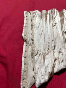 ZARA Beige Satin Corset Top