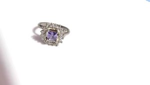 Royal💜 Purple Diamond Ring💎😃