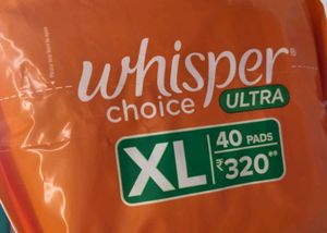 Whisper Choice Ultra XL (40 Pads) Set of 3