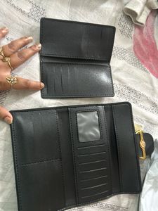 Elegant Combo- Black Coach Wallet- 2 Wallets