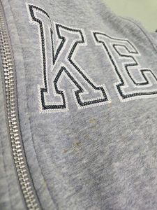 Nike Grey Zip-Up Hoodie (Loose fit)