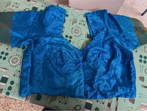 Used Saree with tailored blouse for sale