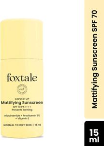 Foxtale Mattifying Sunscreen SPF 70