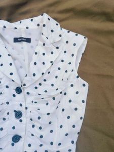 Black N White Dot Dress