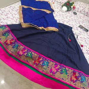 skirt and bandej dupatta