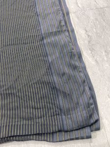 Stripped Grey Lightweight Saree