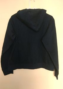Hoodie with Cap, Branded, Unisex, Dark Blue.