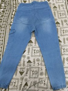 Light Wash Denim Joggers