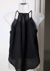 Black  Halter Top