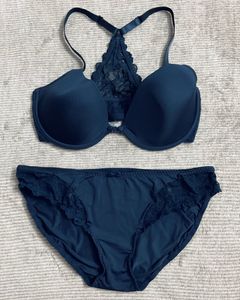 JOCKEY - Navy Lace Bra Set