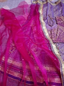 ❗️PRICE DROPPED❗️Pretty Pink-Purple Lehenga Choli