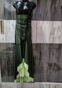 Stunningly sexy Assymetrical length glittery bodyc