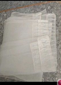 Embroidered White Lehenga Skirt