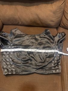 Satin Embellished Blouse
