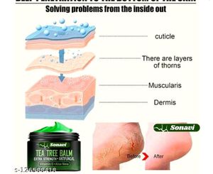 Tea Tree Balm For Crack Heels, Foot.