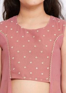 Pink Sharara Set For Girls