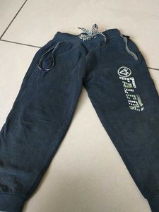 Boys Blue Graphic Sweatpants