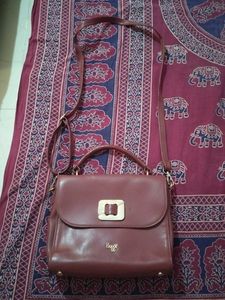 Baggit Maroon Crossbody Bag