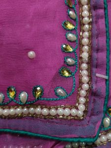 Beautiful Pink Saree