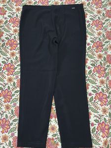 Classic Black Straight-Leg Pants