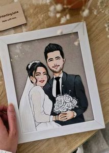 Gift loved one glass portraits