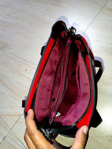 Chic Red Handbag