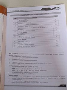 Allen Chemistry NEET-UG Book