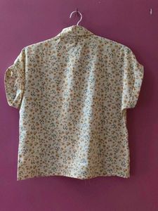 Floral Print Short Sleeve Shirt